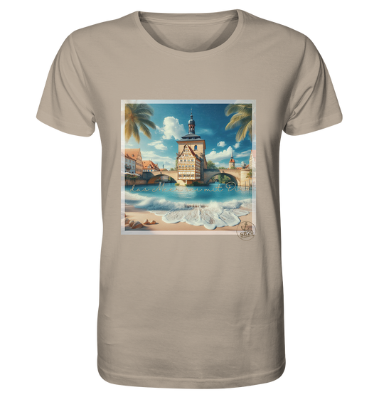 Alte Rathaus Bamberg am Meer ⚓ Unisex Bio T-Shirt
