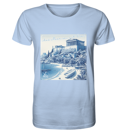 Akropolis am Meer ⚓ Unisex Bio T-Shirt