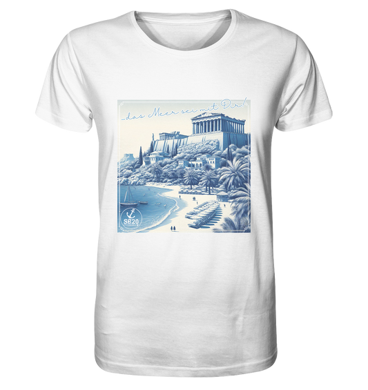 Akropolis am Meer ⚓ Unisex Bio T-Shirt
