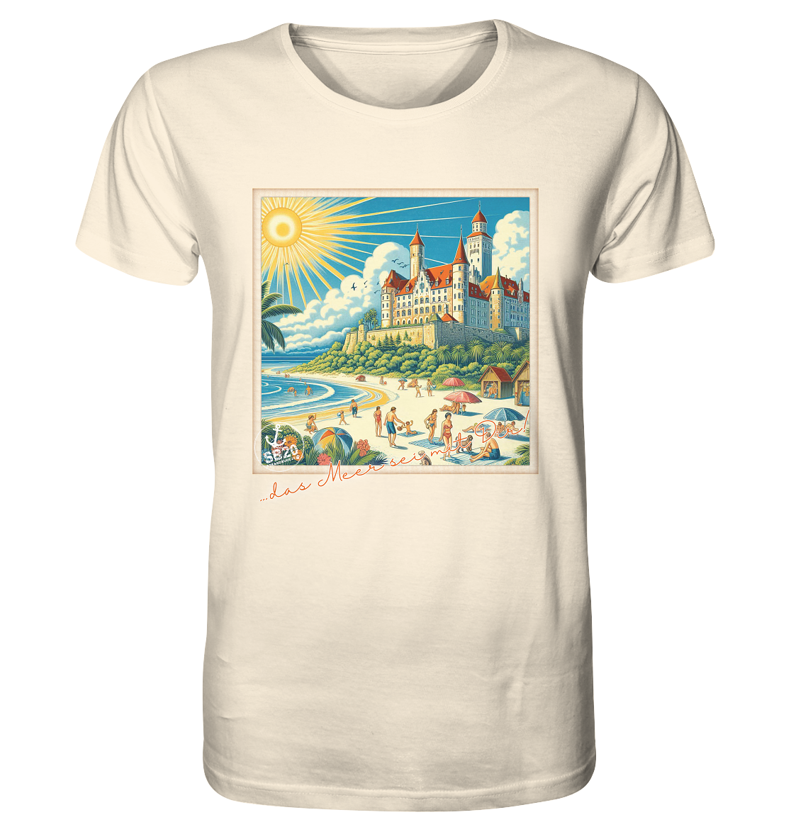 Schloss Wartburg am Meer ⚓ Unisex Bio T-Shirt