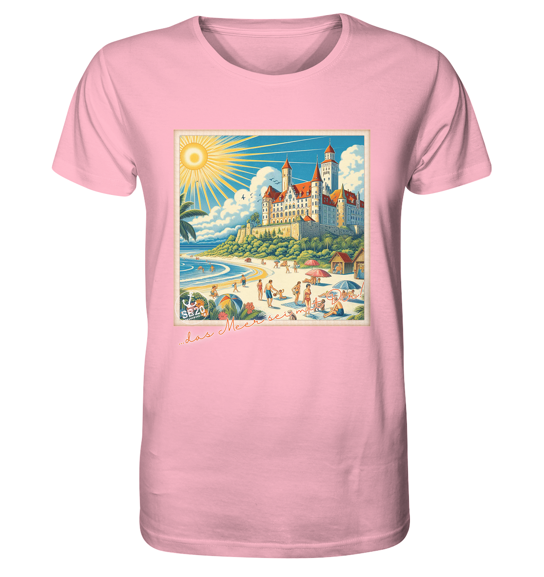 Schloss Wartburg am Meer ⚓ Unisex Bio T-Shirt