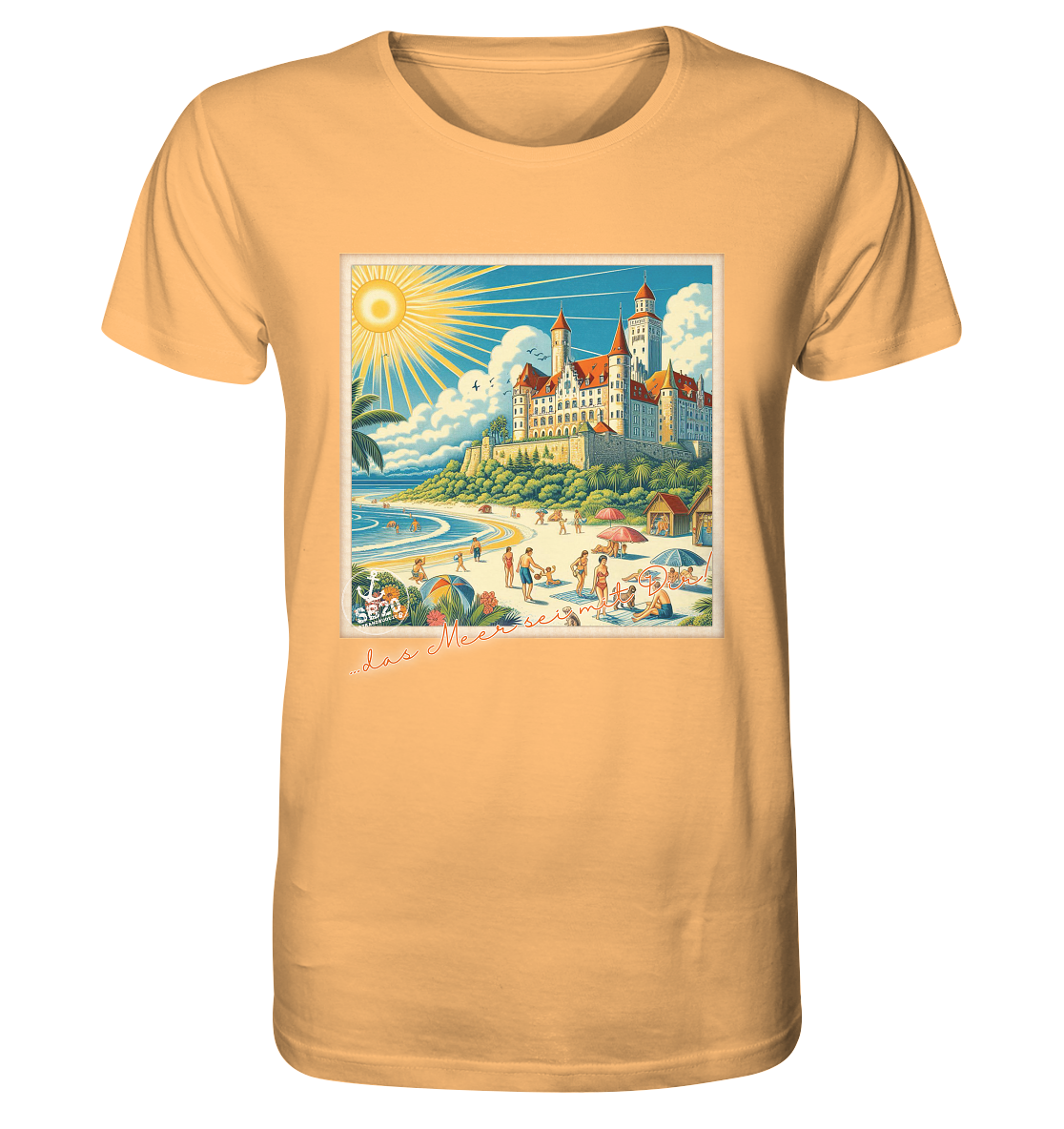 Schloss Wartburg am Meer ⚓ Unisex Bio T-Shirt