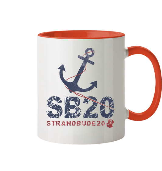 AnkerLogo Klassik ⚓ Tasse zweifarbig