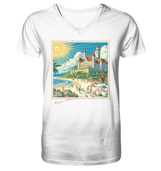 Schloss Wartburg am Meer ⚓  Jungs Bio V-T-Shirt