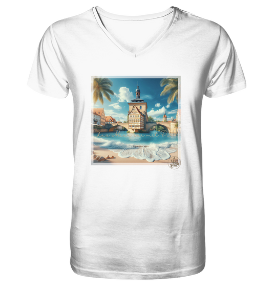 Alte Rathaus Bamberg am Meer ⚓ Jungs Bio V-T-Shirt